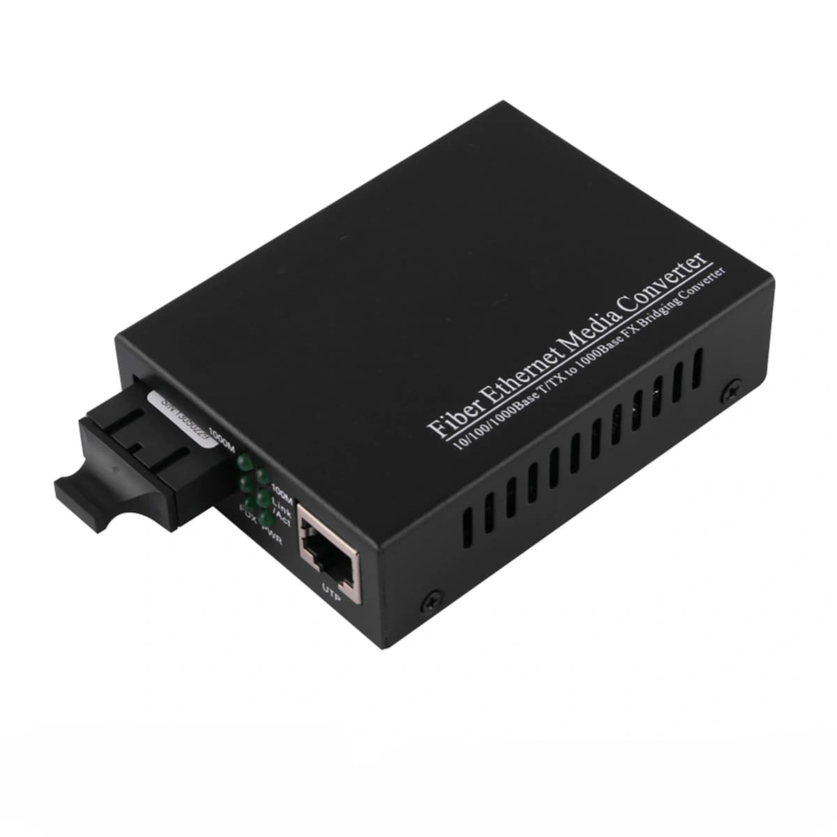 10/100/1000M Duplex Fiber Media Converter 1310nm 40km SC/ST/FC SMF