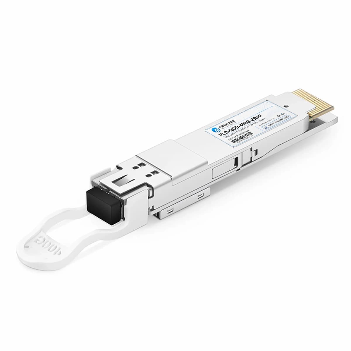 400G Coherent QSFP-DD ZR+ Fiber Optic Transceiver Module Tunable 500–1000km LC SMF DDM