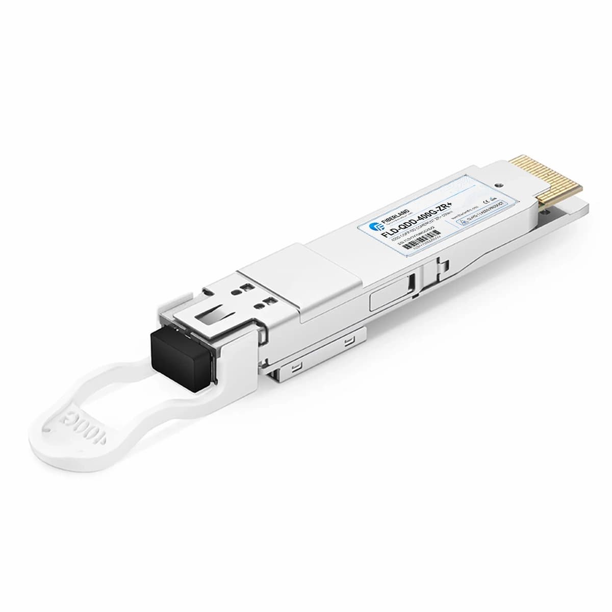 400G Coherent QSFP-DD ZR+ Fiber Optic Transceiver Module Tunable 120–600km LC SMF DDM