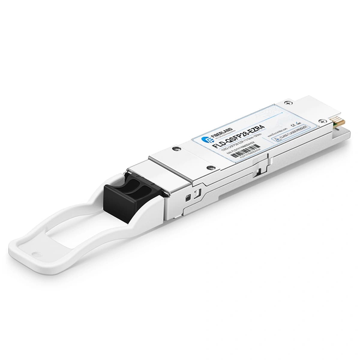 100G QSFP28 EZR4 Fiber Optic Transceiver Module 1310nm 100km LC SMF DDM