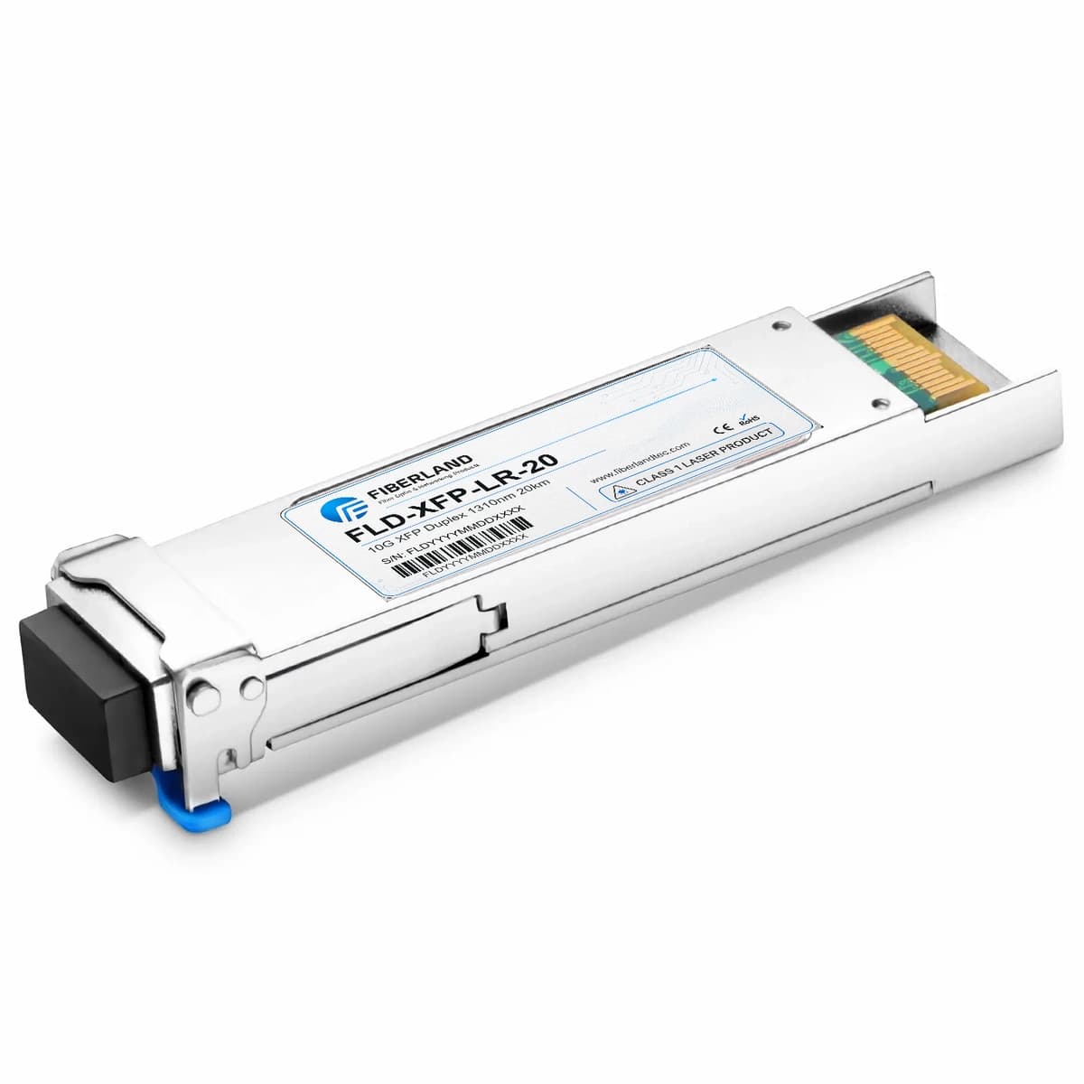 10G XFP LR Fiber Optic Transceiver Module 1310nm 20km Duplex LC SMF DDM