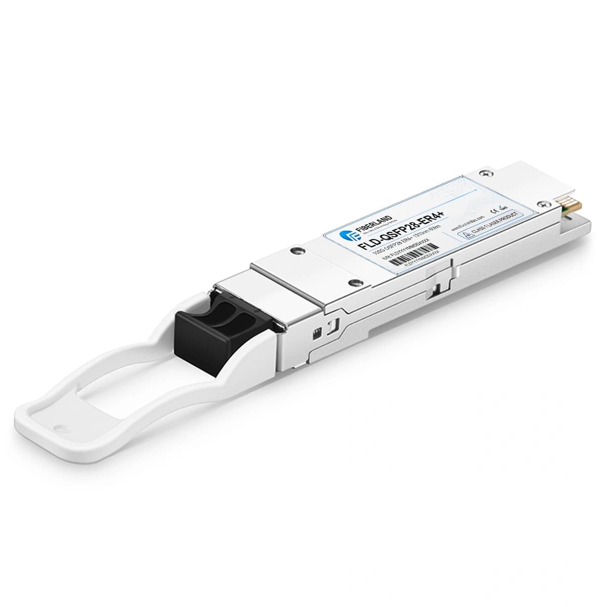 100G QSFP28 ER4+ Fiber Optic Transceiver Module 1310nm 60km LC SMF DDM