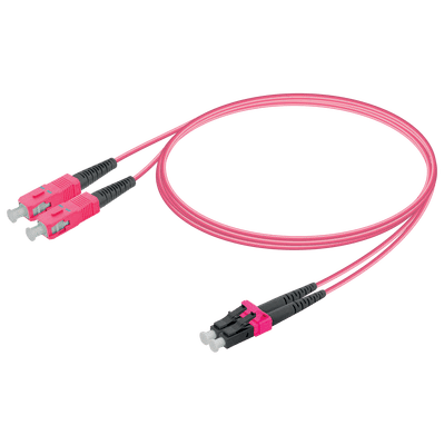 Duplex multimode fibre patch cord