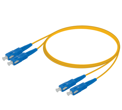 Duplex single-mode fibre patch cord