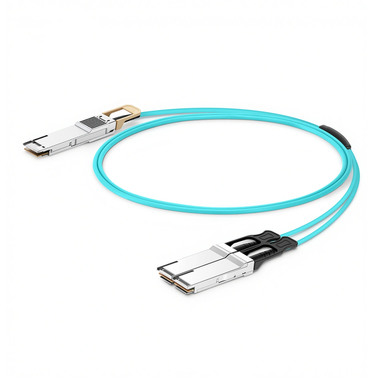 1.6T to 800G OSFP to 2XOSFP Breakout Active Optical Cable 1–100m