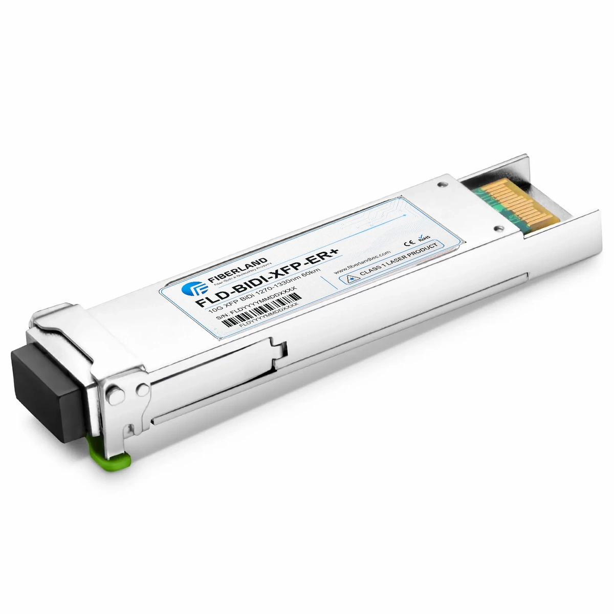 10G BiDi XFP ER Fiber Optic Transceiver Module 1270-1330 60km Simplex LC SMF DDM