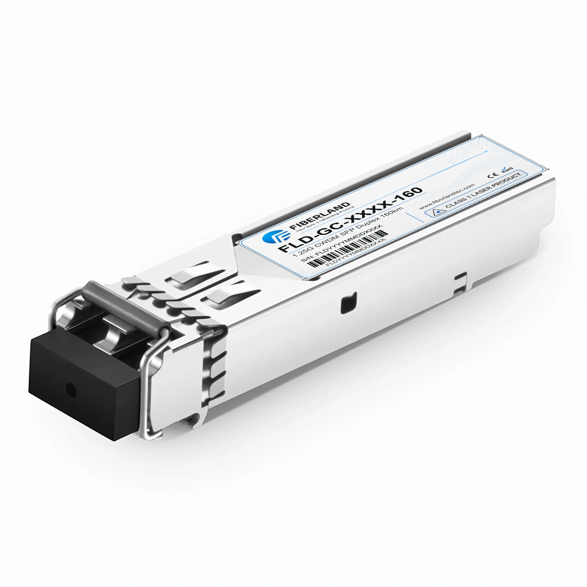 1G CWDM SFP Fiber Optic Transceiver Module 1470~1610 160km Duplex LC SMF DDM