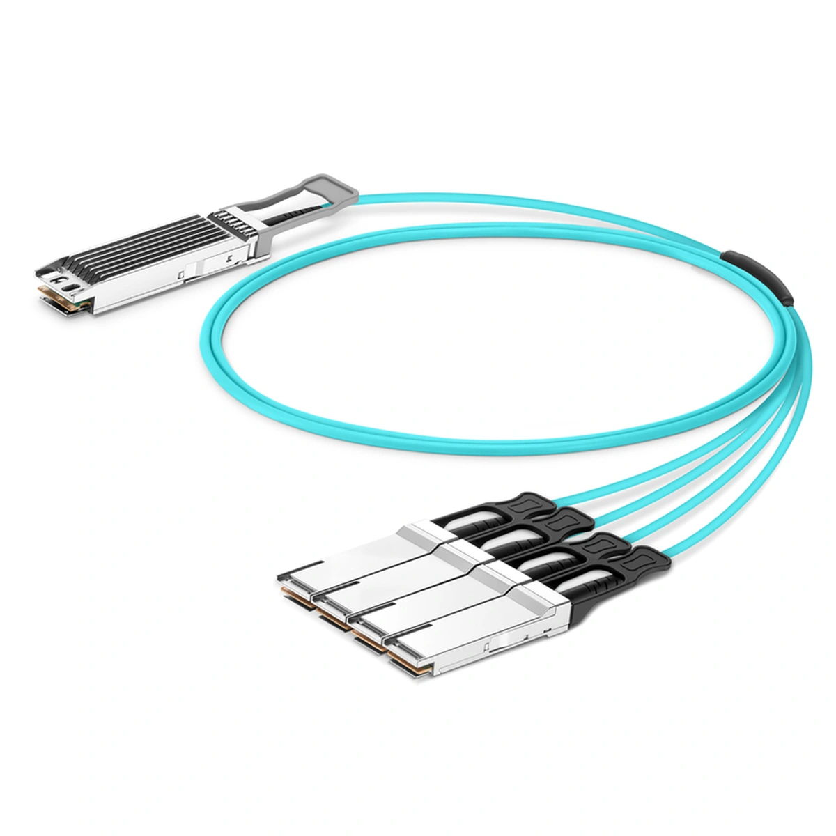 800G to 200G OSFP to 4XOSFP Breakout Active Optical Cable 850nm 1–100m MMF DDM