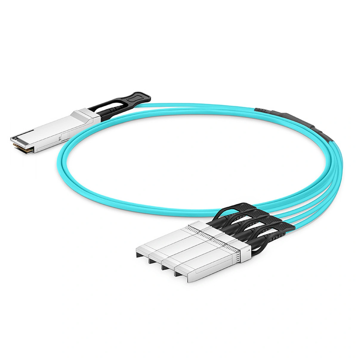 100G to 25G QSFP28 to SFP28 Breakout Active Optical Cable 1–100m
