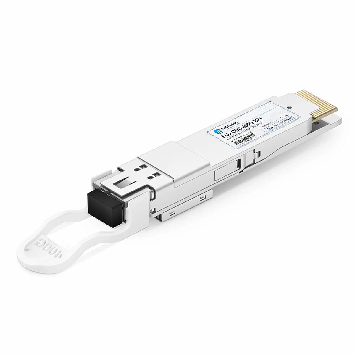 400G Coherent QSFP-DD ZR+ Fiber Optic Transceiver Module Tunable 120–600km LC SMF DDM