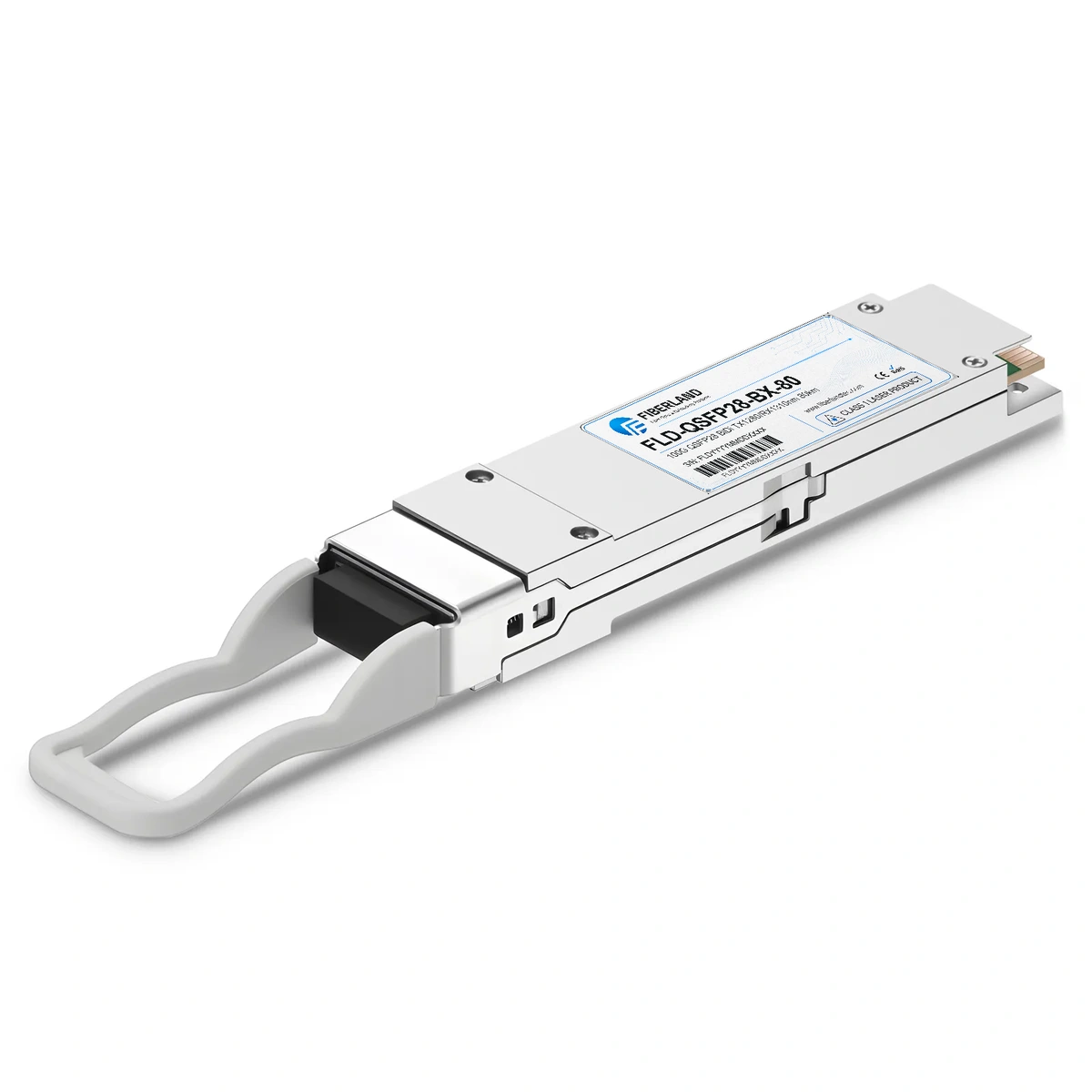 100G BiDi QSFP28 Fiber Optic Transceiver Module TX1280/RX1310nm 80km LC SMF DDM