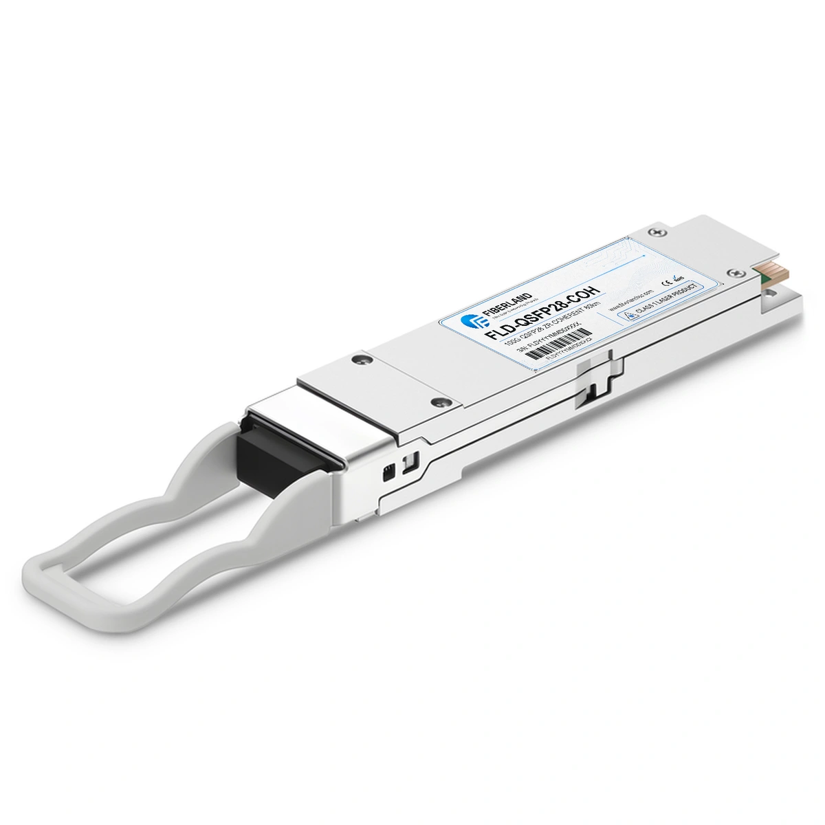 100G Coherent QSFP28 Fiber Optic Transceiver Module Tunable 80km LC SMF DDM