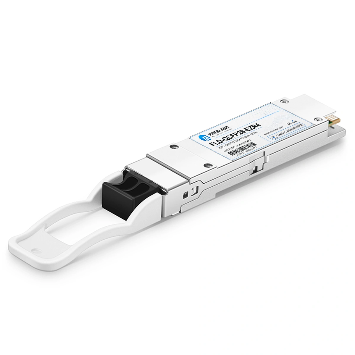 100G QSFP28 EZR4 Fiber Optic Transceiver Module 1310nm 100km LC SMF DDM