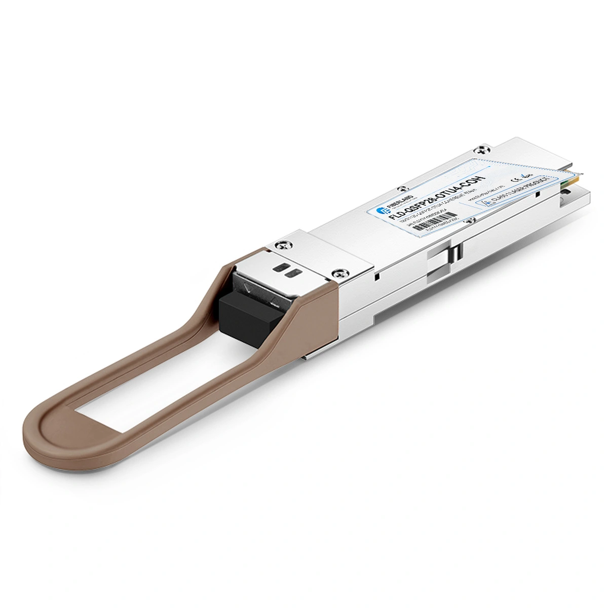 100G/112G Coherent QSFP28 Fiber Optic Transceiver Module Tunable 80km LC SMF DDM