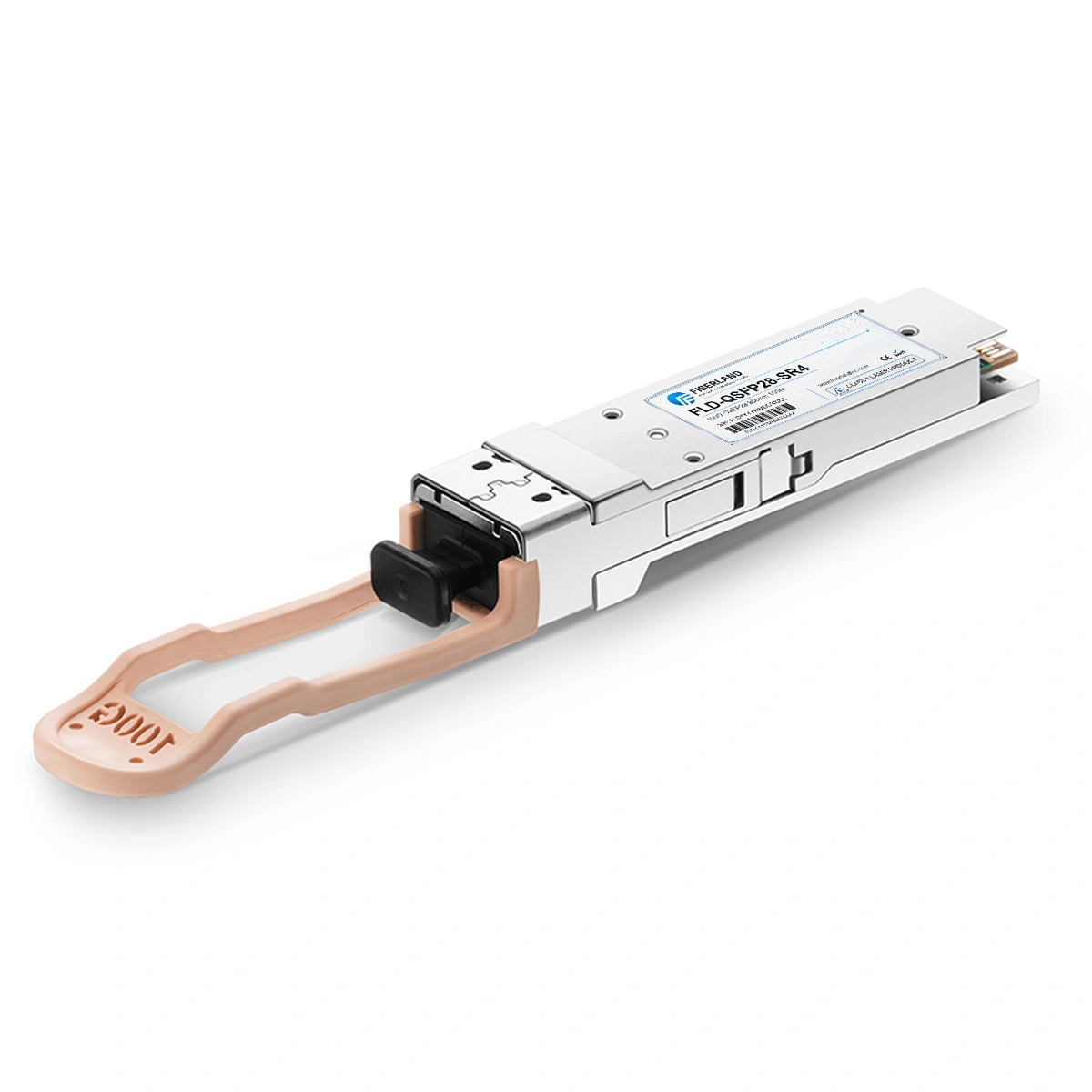 100G QSFP28 SR4 Fiber Optic Transceiver Module 850nm 100m MPO MMF DDM