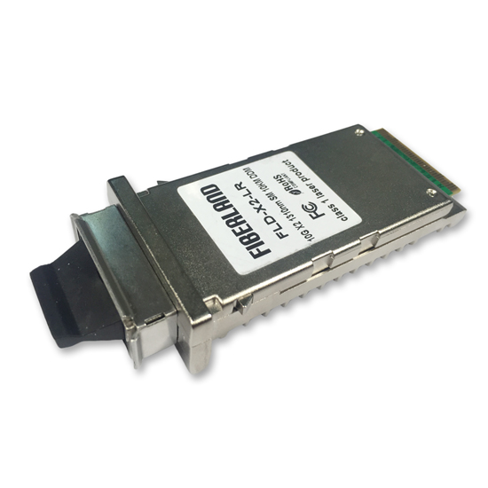 10G X2 ER Fiber Optic Transceiver Module 1550nm 40km Duplex SC SMF DDM