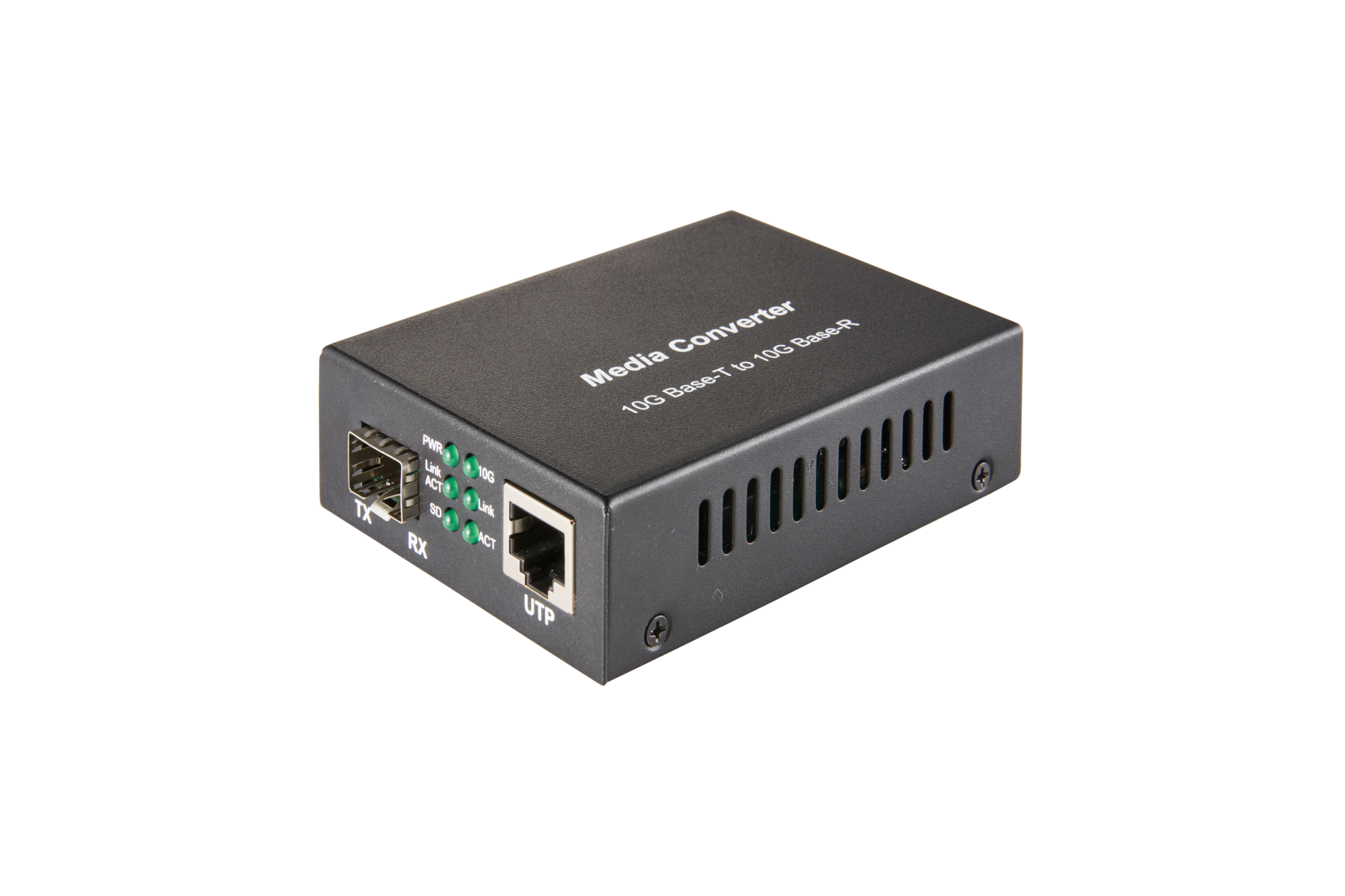 APT10MCP — 14-slot chassis for compatible media converter cards. Match the card interface, power configuration and installation requirements before ordering.; product-family illustration