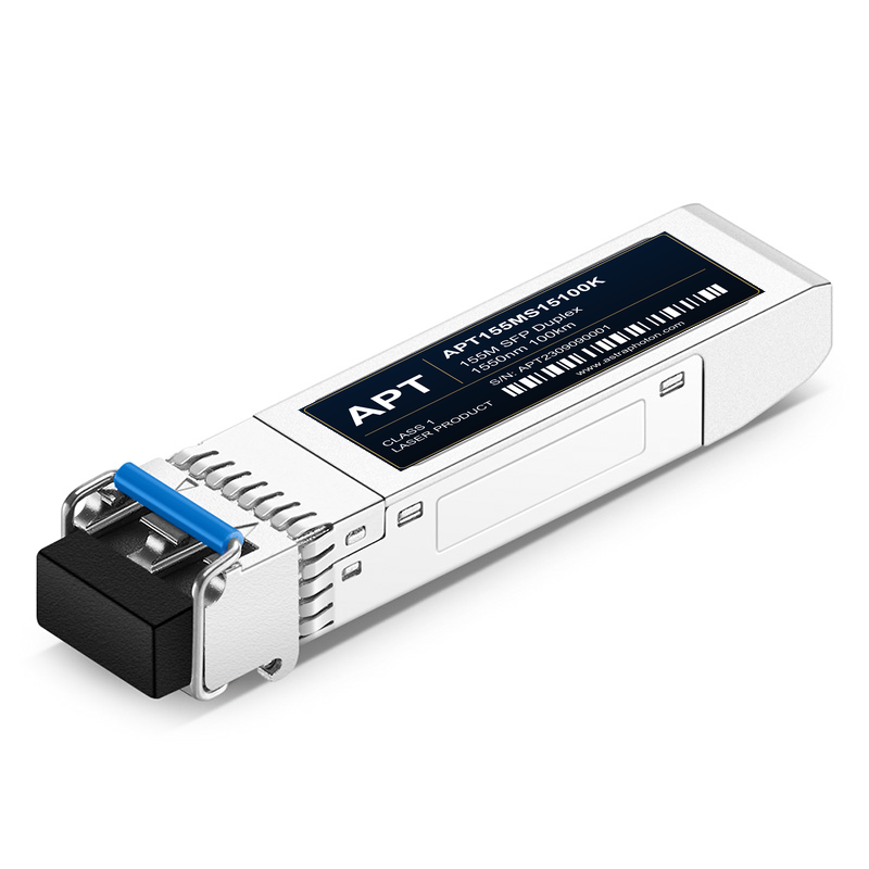 APT155MS15100K — 155M SFP Duplex 1550nm 100km; product-family illustration