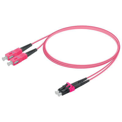 Duplex multimode fibre patch cord