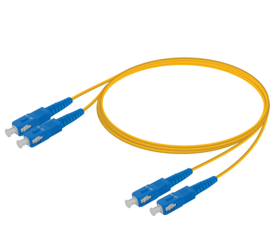 Duplex single-mode fibre patch cord