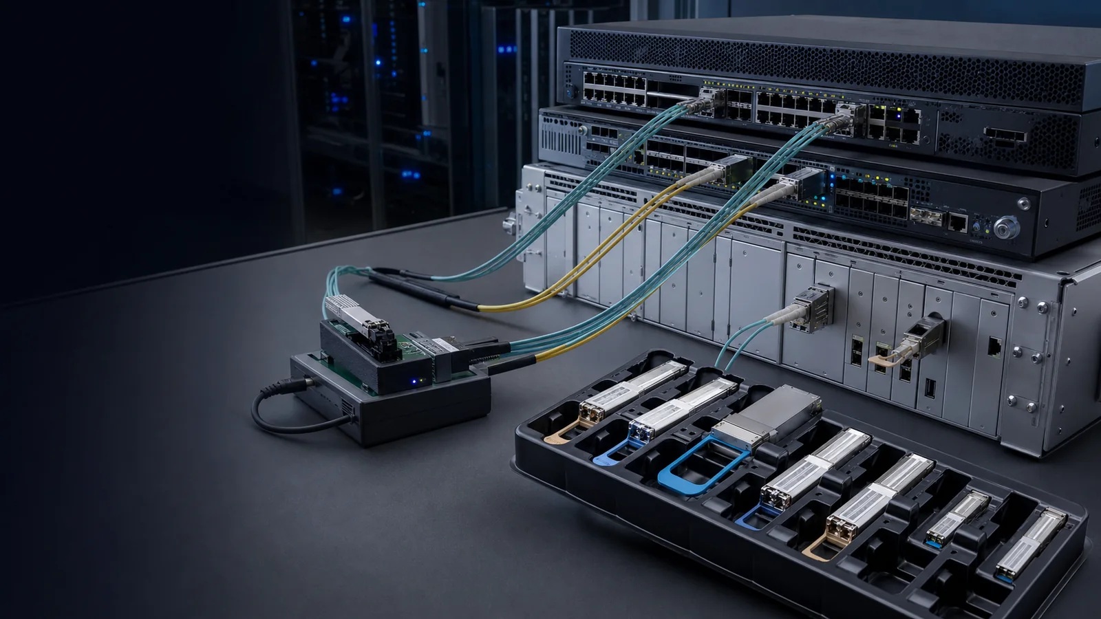 Optical modules and network equipment arranged for interoperability review